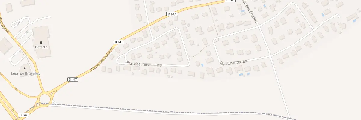Plan du 16 Rue des Pervenches à Villechétif
