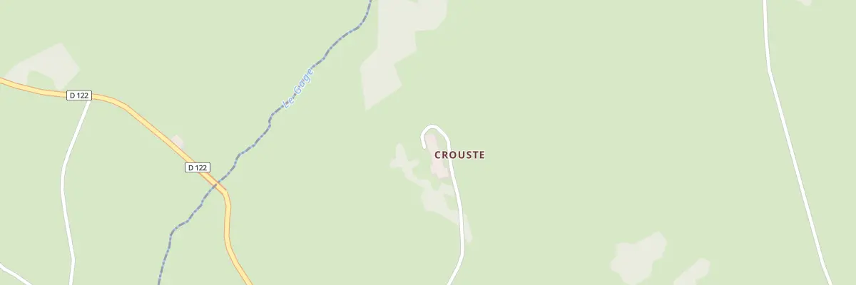Plan du 5004 Crouste à Cros-de-Géorand
