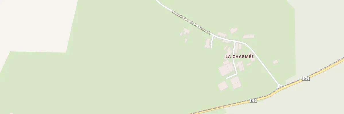 Plan du 7 Grande Rue de la Charmee à Montberthault