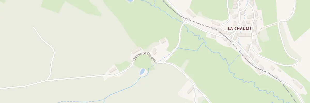 Plan du 4A Che de Moleron à Anost