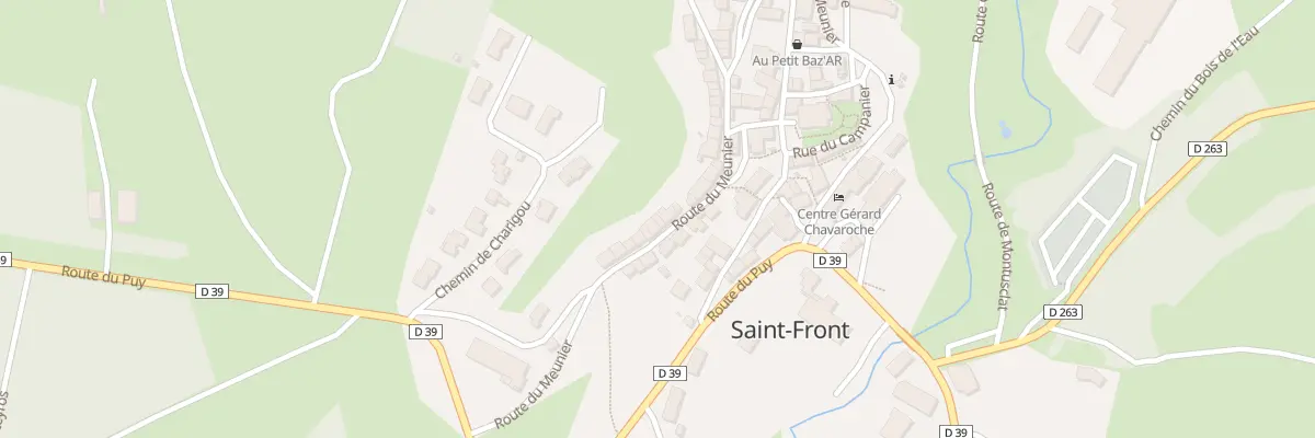Plan du 28 Rte du Meunier à Saint-Front