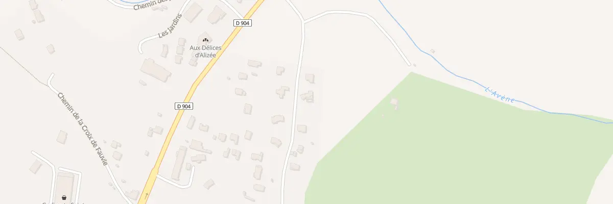 Plan du 27 Che de Rousson à Rousson