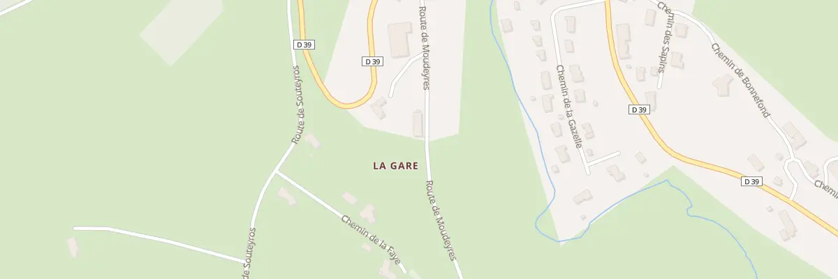 Plan du 6 Rte de Moudeyres à Saint-Front