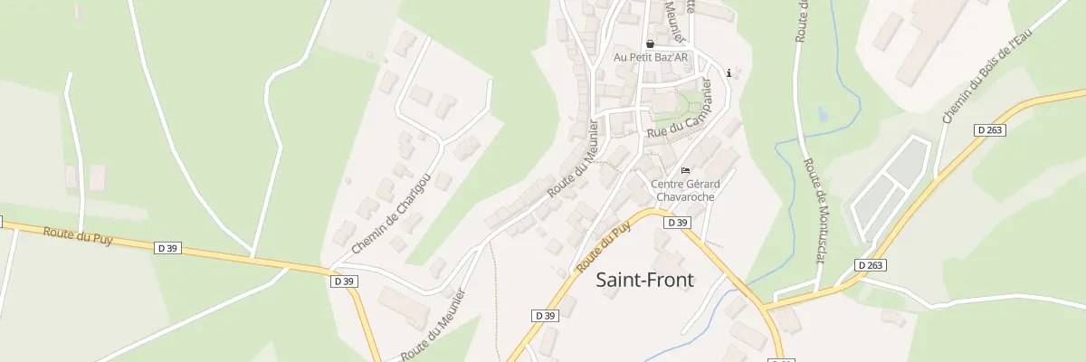 Plan du 5043B Le Bourg à Saint-Front