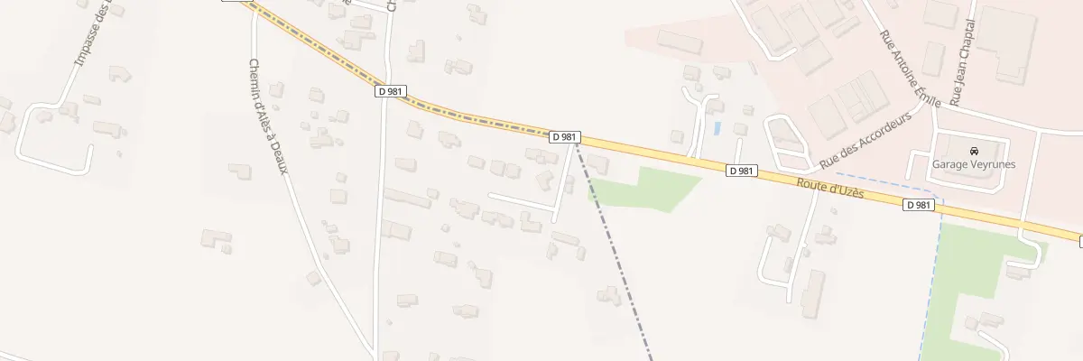 Plan du 2726 Rte d’Uzès à Saint-Hilaire-de-Brethmas