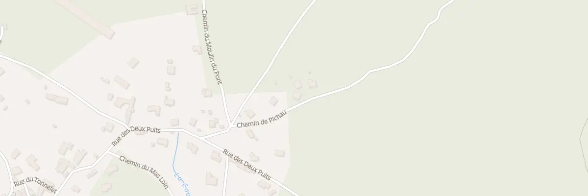 Plan du 5097 Che de Pichau à Saint-Bénézet