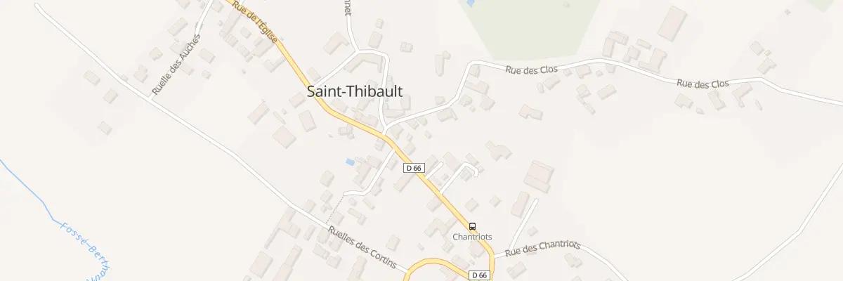 Plan du 3 Gr Grande Rue à Saint-Thibault