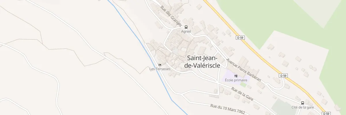 Plan du 5 Rue du Calvaire à Saint-Jean-de-Valériscle