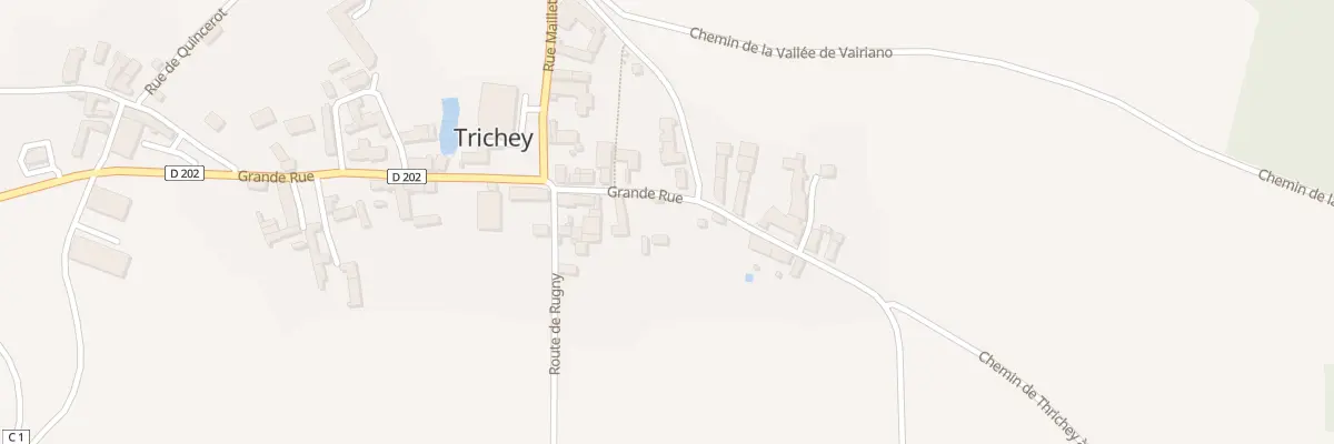 Plan du 20 Gr Grande Rue à Trichey