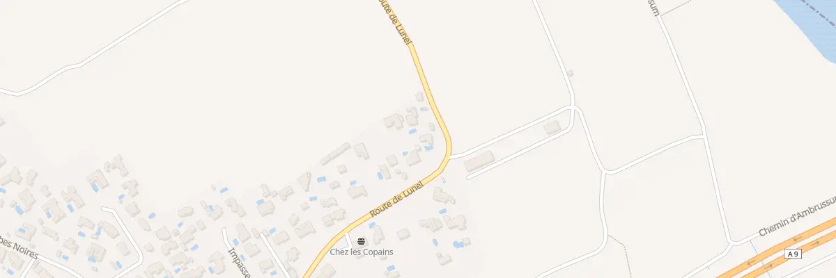 Plan du 1140 Rte de Lunel à Villetelle