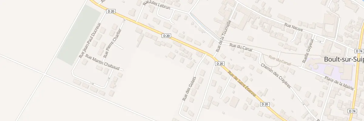 Plan du 4 Rue des Golets à Boult-sur-Suippe
