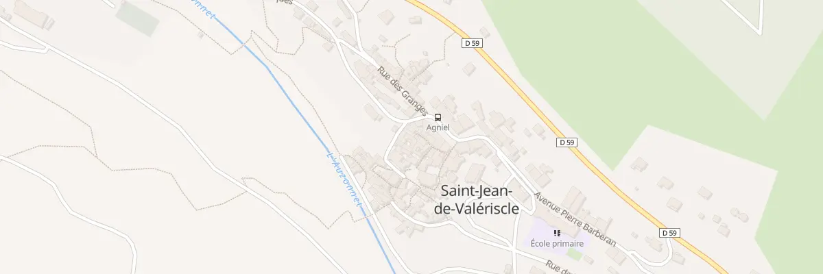 Plan du 3 Rue du Château à Saint-Jean-de-Valériscle