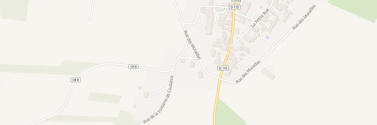 Plan du 28 Rue des Murailles à Étivey