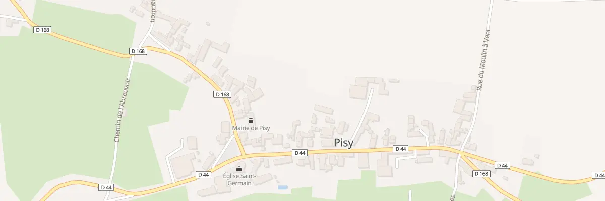 Plan du 7 Rue d’Amont à Pisy