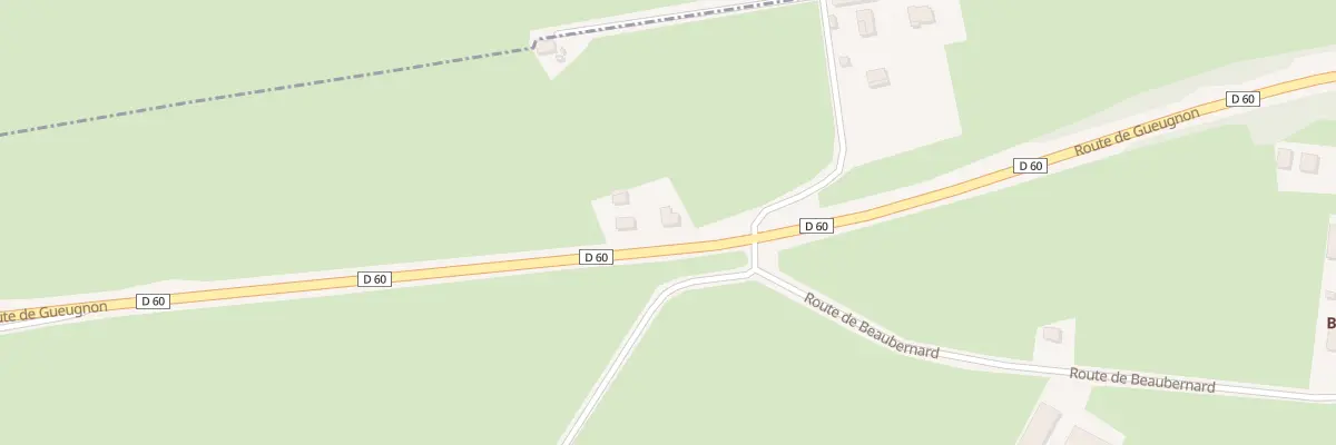 Plan du 5034 Les Carrouges à Oudry