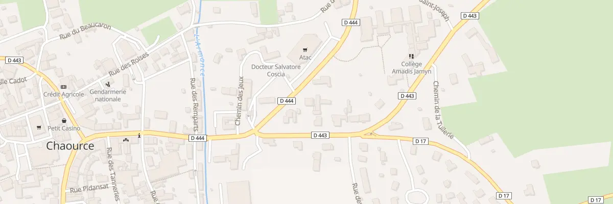 Plan du 6 Rte de Troyes à Chaource
