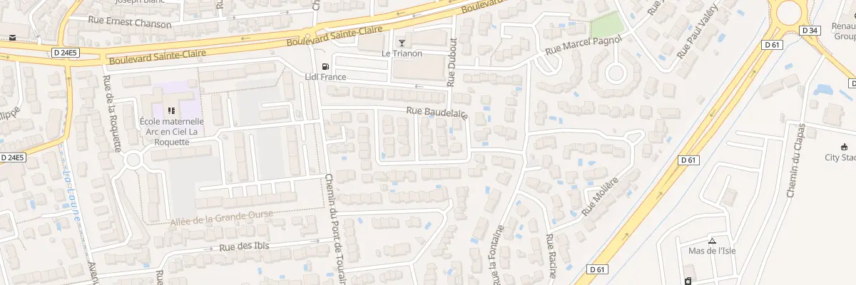 Plan du 40 Rue Rimbaud à Lunel