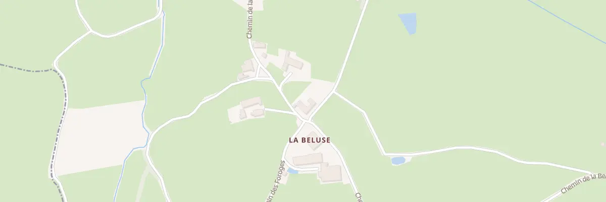 Plan du 960 Che de la Beluse à Briant