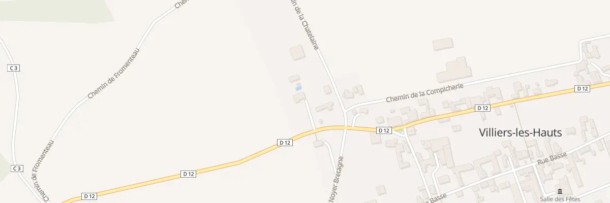 Plan du 4 Rue des Vignes à Villiers-les-Hauts