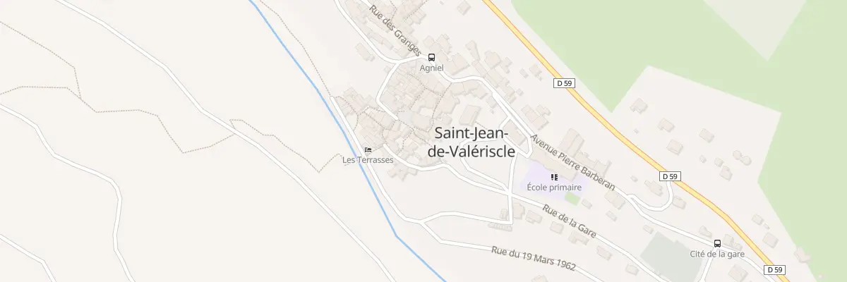 Plan du 2 Rue du Calvaire à Saint-Jean-de-Valériscle