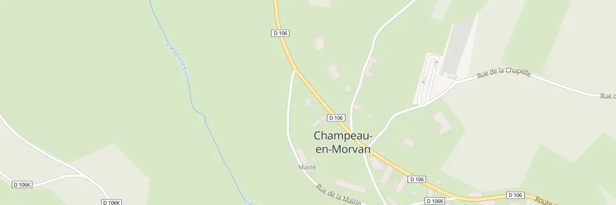 Plan du 20 Rte de Chamboux à Champeau-en-Morvan