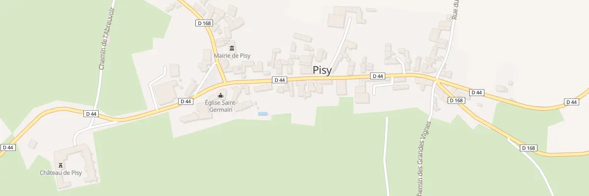 Plan du 8 Rue d’Amont à Pisy
