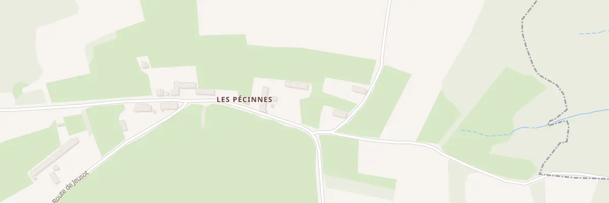 Plan du 15 Rte des Pecines à Roussillon-en-Morvan