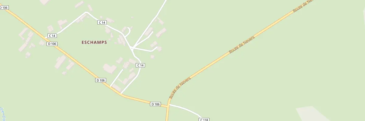 Plan du 6 Rue des Charbouniers à Champeau-en-Morvan