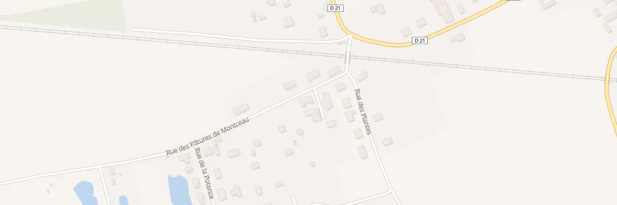 Plan du 7 Rue des Pâtures de Montceau à Rouilly-Saint-Loup