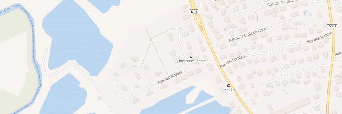 Plan du 9 Rue des Noyers à Verrières