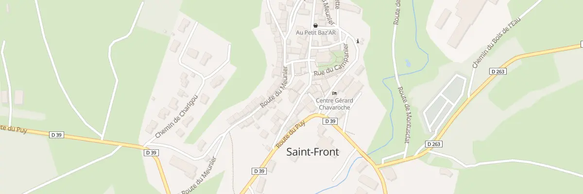 Plan du 5065 Le Bourg à Saint-Front