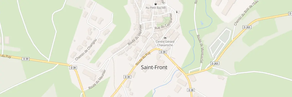 Plan du 2 Rte du Puy à Saint-Front