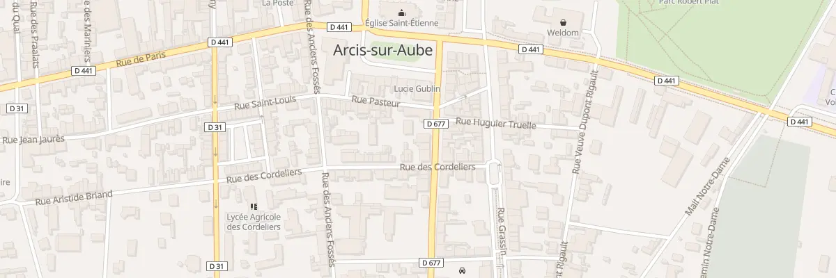 Plan du 6 Rue de Troyes à Arcis-sur-Aube