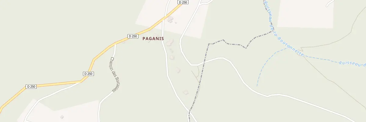 Plan du 5512 Paganis à Chambonas