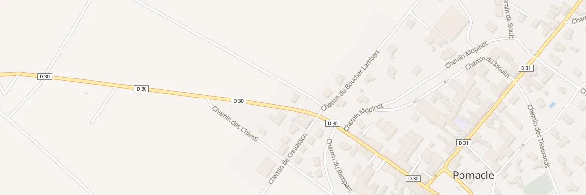 Plan du 14 Rue du Borniet à Pomacle