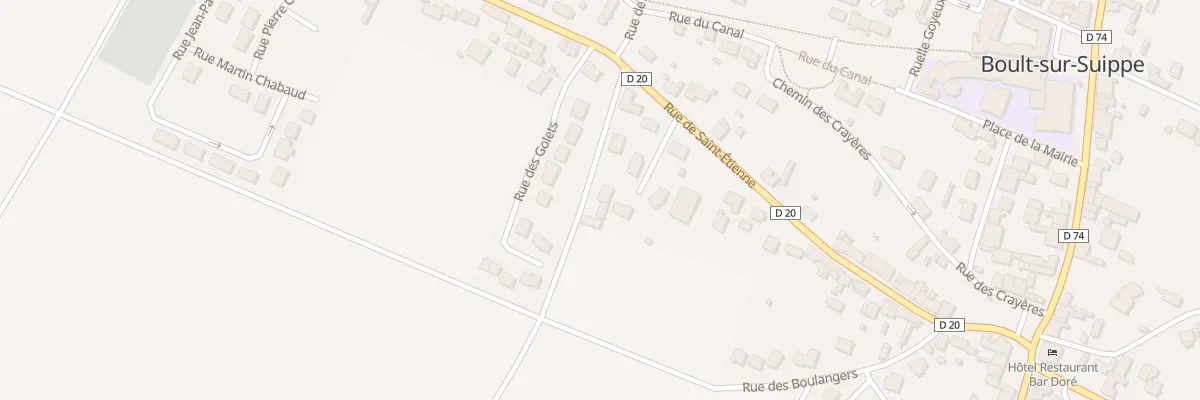 Plan du 47 Rue de Saint Etienne à Boult-sur-Suippe
