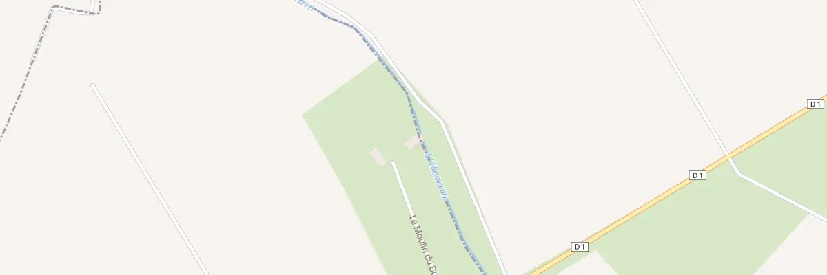 Plan du Moulin du Buisson à Cormost