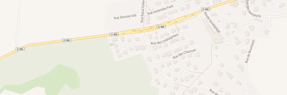 Plan du 1 Rue des Acacias à Berru