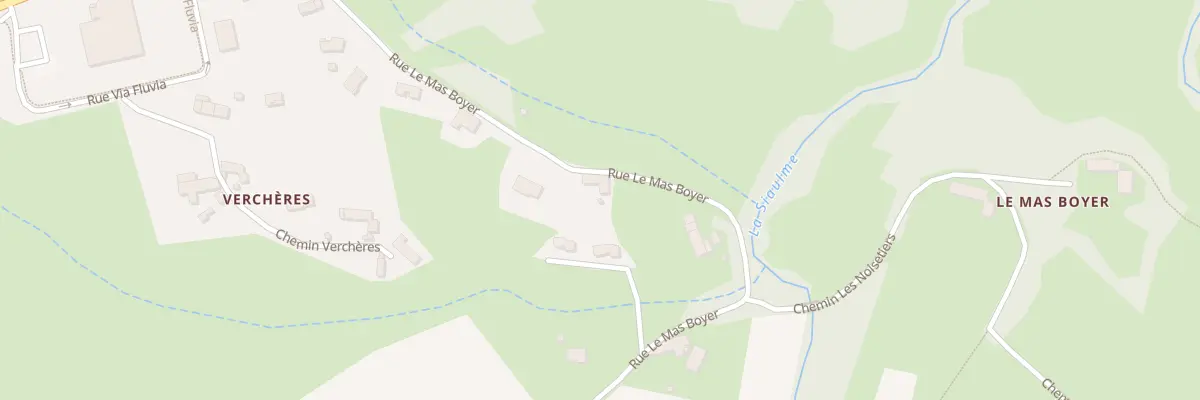 Plan du 400 Rue le Mas Boyer à Yssingeaux
