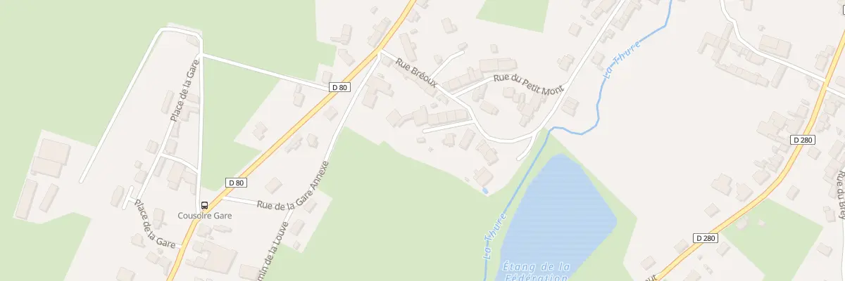 Plan du 34 Rue Breoux à Cousolre