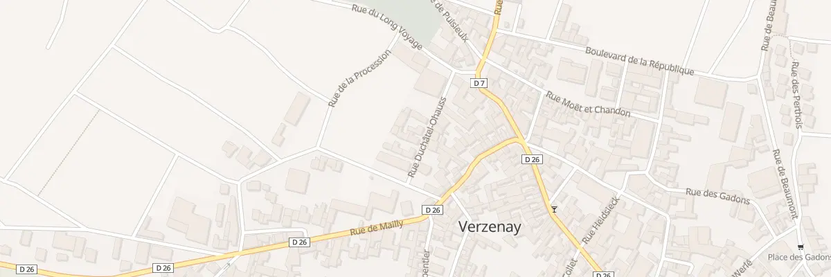 Plan du 6 Rue Duchâtel-ohauss à Verzenay