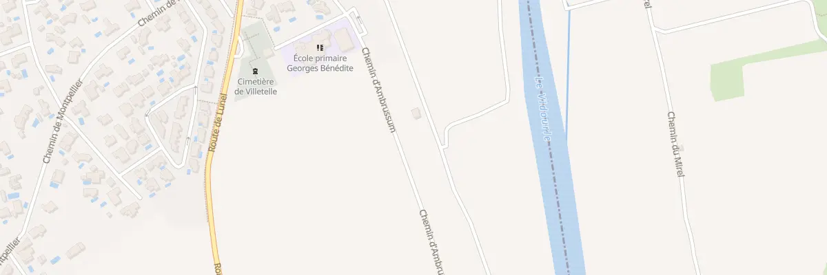Plan du 6013 Che d’Ambrussum à Villetelle