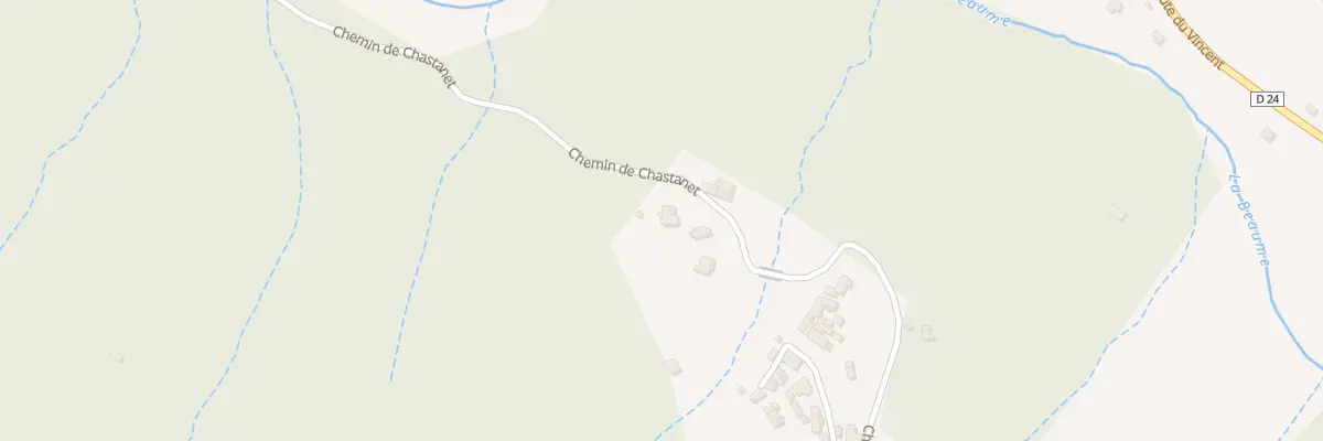 Plan du 5168T La Veige à Valgorge