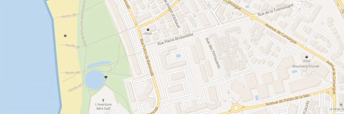 Plan du 110 Rue Pierre Brossolette au Grau-du-Roi