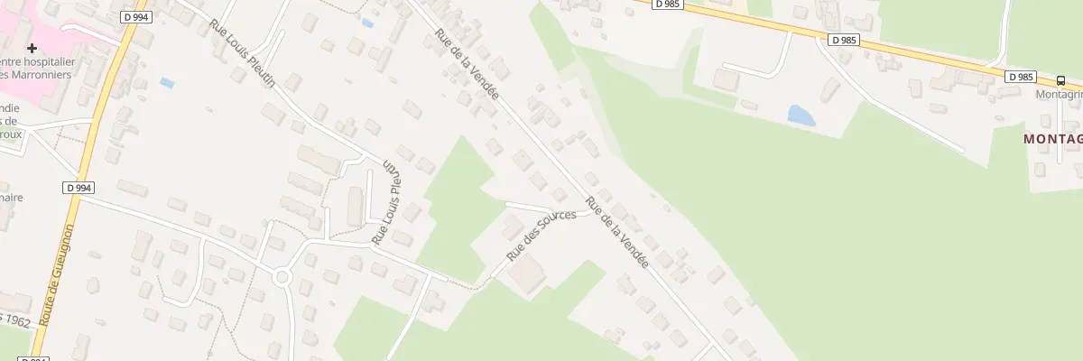 Plan du 28 Rue de la Vendée à Toulon-sur-Arroux