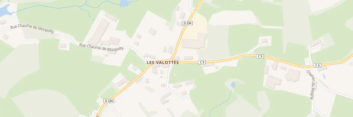 Plan du 10 Rue des Granays à Alligny-en-Morvan