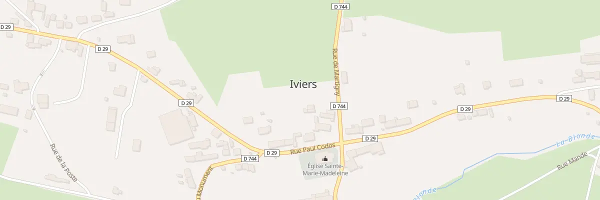 Plan du 2 Rue de Martigny à Iviers