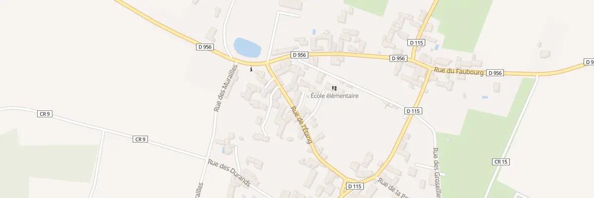 Plan du 16 Rue de l’Etang à Étivey