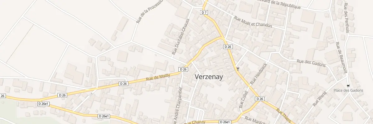 Plan du 26 Rue de Mailly à Verzenay