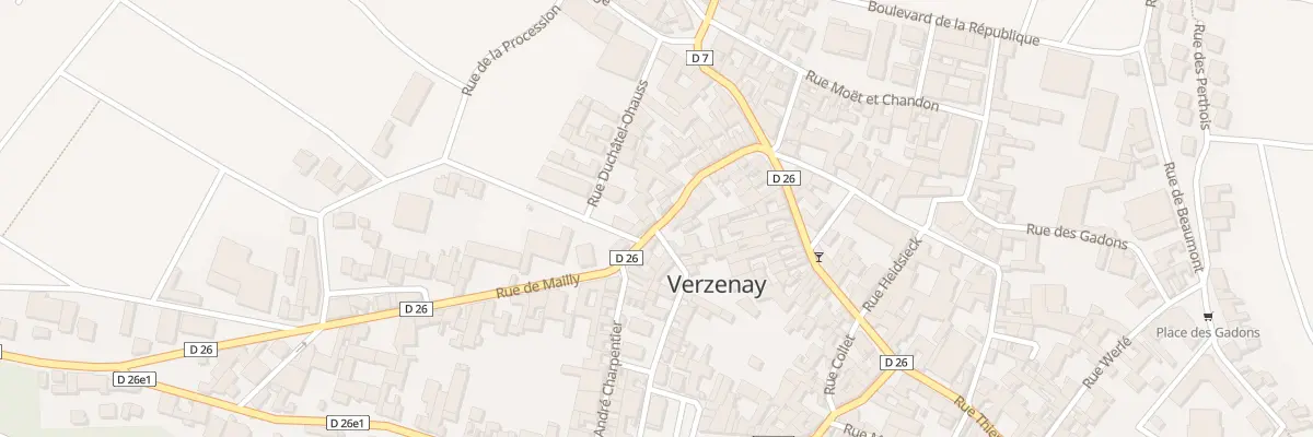 Plan du 24 Rue de Mailly à Verzenay